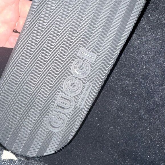 Brand new with box Gucci Black, Red, and Green mens Sandals slippers - Picture 13 of 15